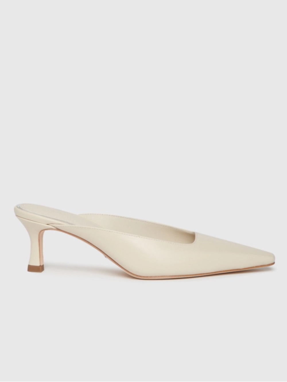 PAIGE Wyatt Mule in bone